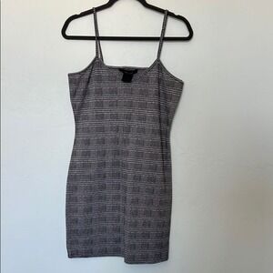 Coco and Shay Houndstooth Spaghetti Strap Mini Dress Purple Size Medium Y2K